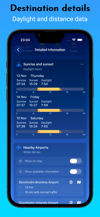 BlueScore: Smart Trips Screenshot 8 of 10
