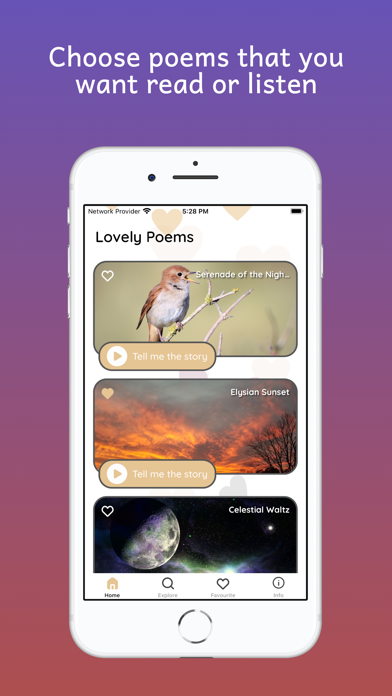 Lovely Poems Screenshot