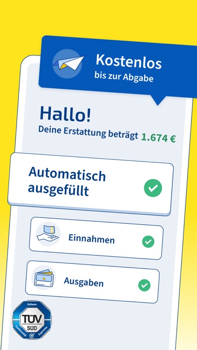 WISO Steuer - Steuererklärung iPhone screenshot 2 - Finance app