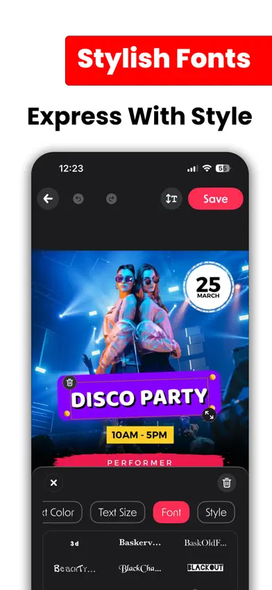 Poster & Flyer Maker: PostArt screenshot 4
