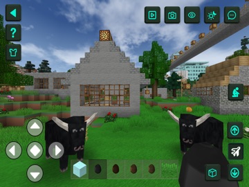 Mini Block Craft - AI Builder iPad screenshot