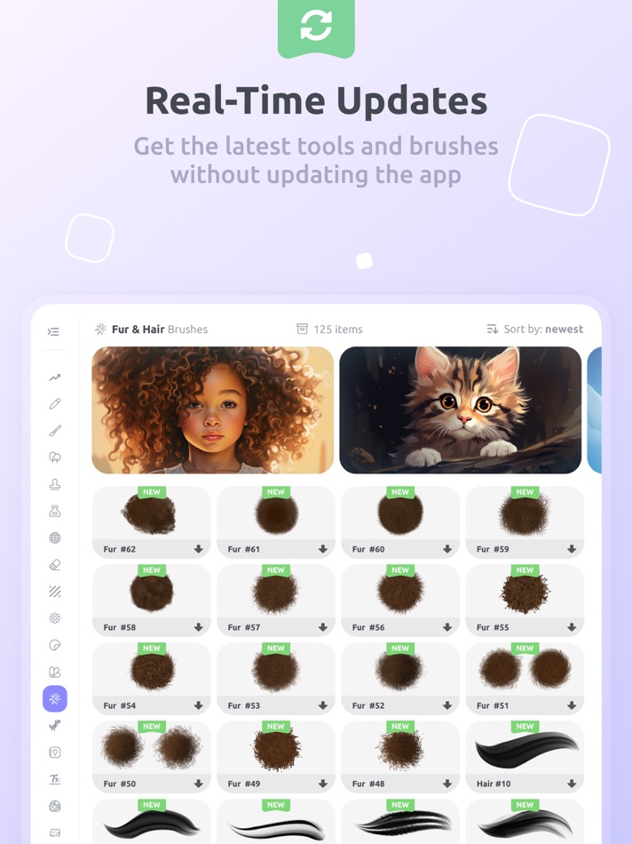 #4. Tools & Brushes for Procreate (iOS) 由: Oleg Vaskovskiy