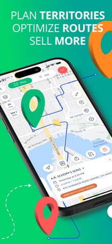 Sales Route Planner - RepMove iPhone screenshot