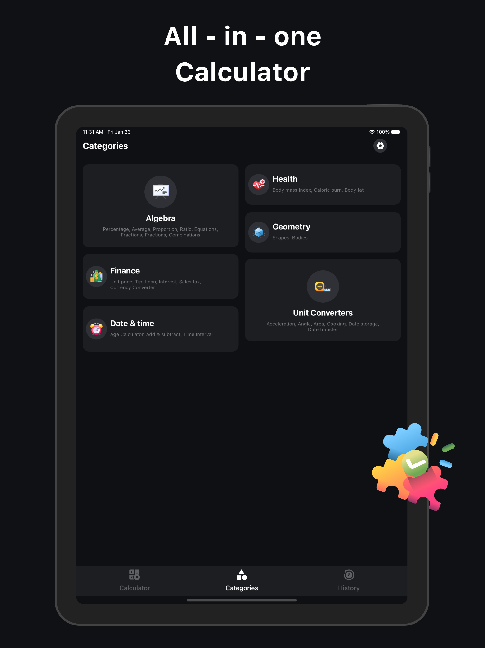 All In One : Calculator screenshot 7