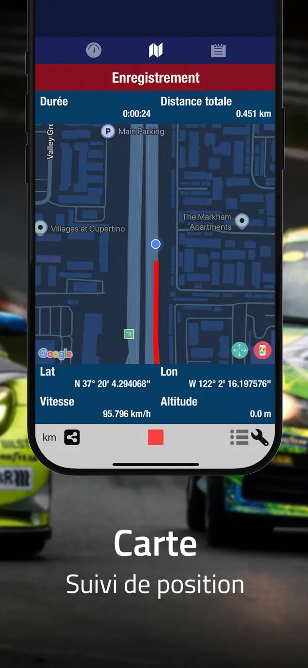 Screenshot #2 pour GPS Compteur de Vitesse