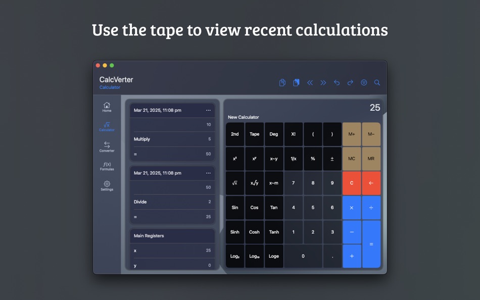 #3. CalcVerter (macOS) By: loay setrak
