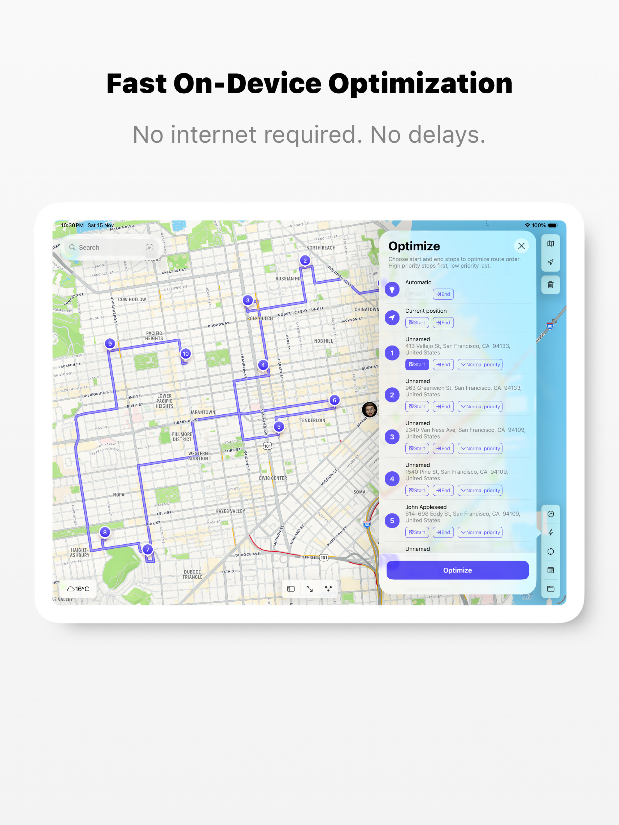 Route creator screenshot 12