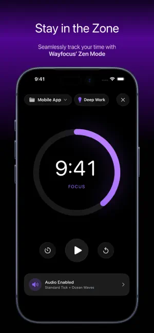 Wayfocus: Pomodoro Timer screenshot 2