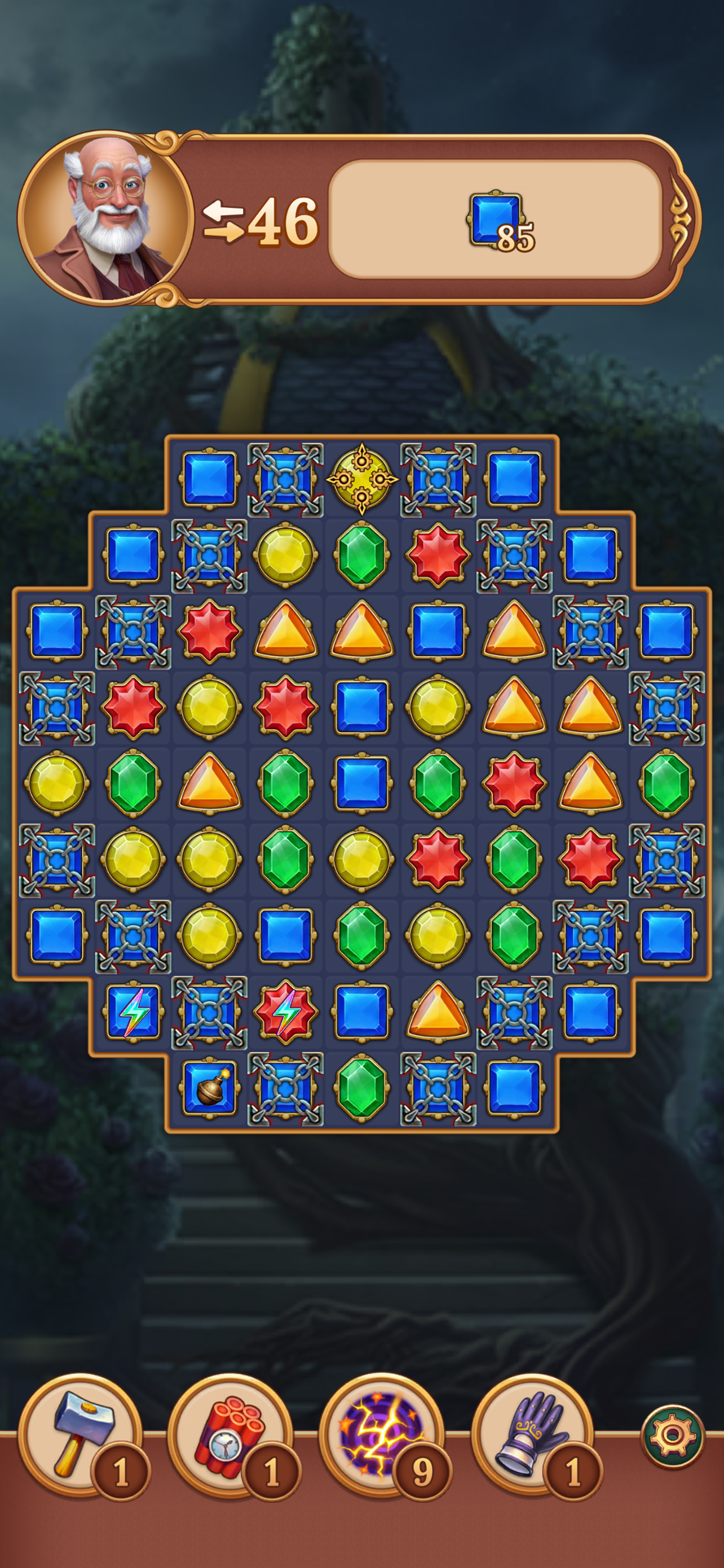 Clockmaker Match 3 in Row Game