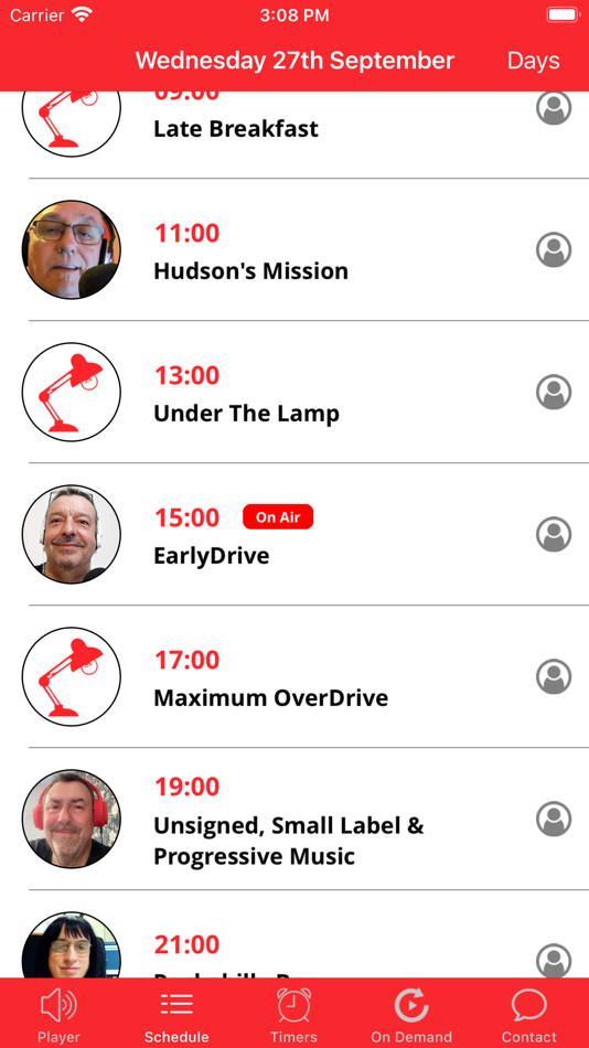 #2. Red Lamp Radio (iOS) Bởi: Patrick Mounteney