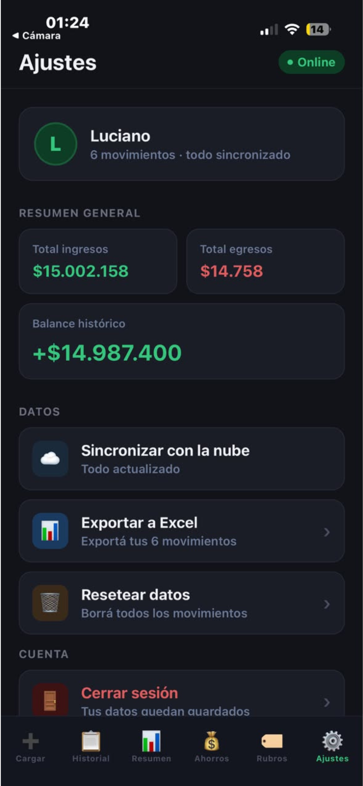 CajaDiaria screenshot 7