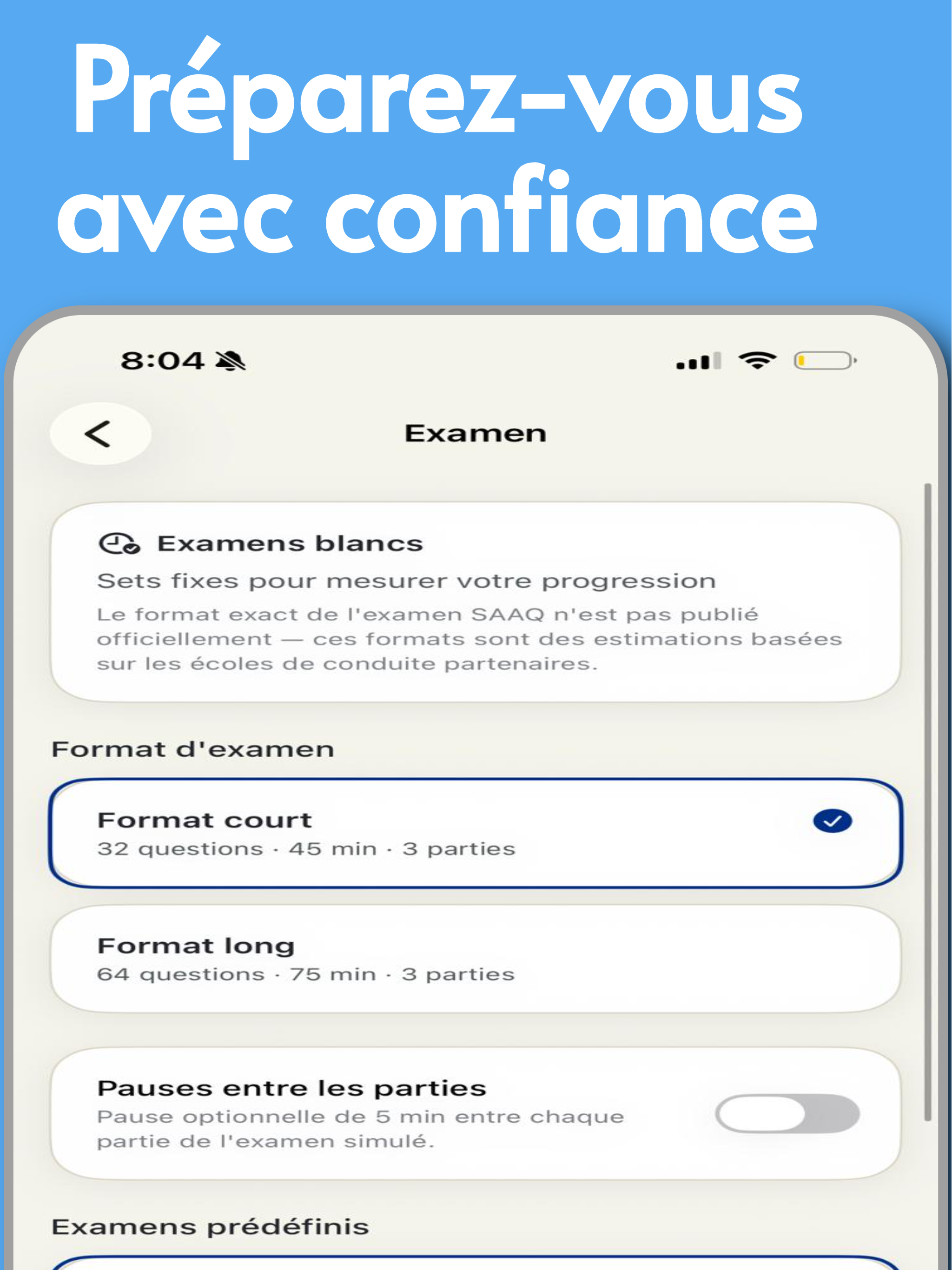 Success SAAQ Exam screenshot 10