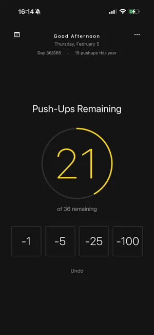 Pushup365 screenshot 1