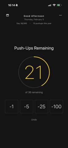 Pushup365 Screenshot 1 of 5