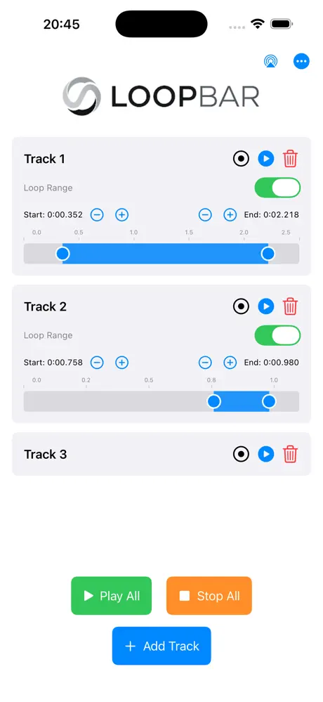 LOOPBAR‑App screenshot 4