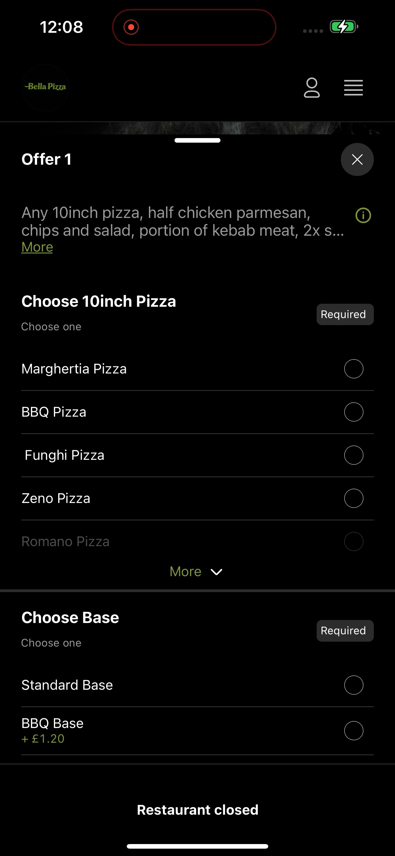 Bella Pizza UK screenshot 4