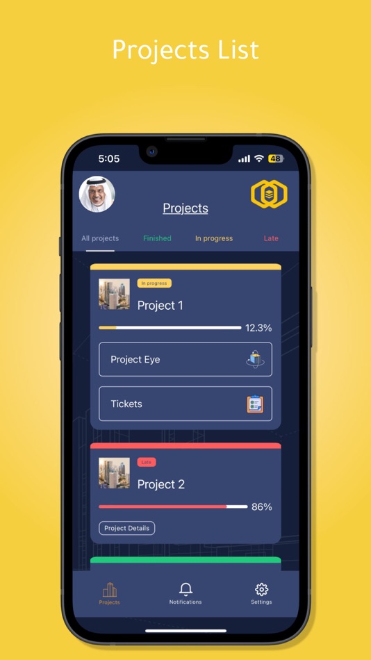 #1. Projects Eye - Smart Control (iOS) Ved: Misk Touches Co