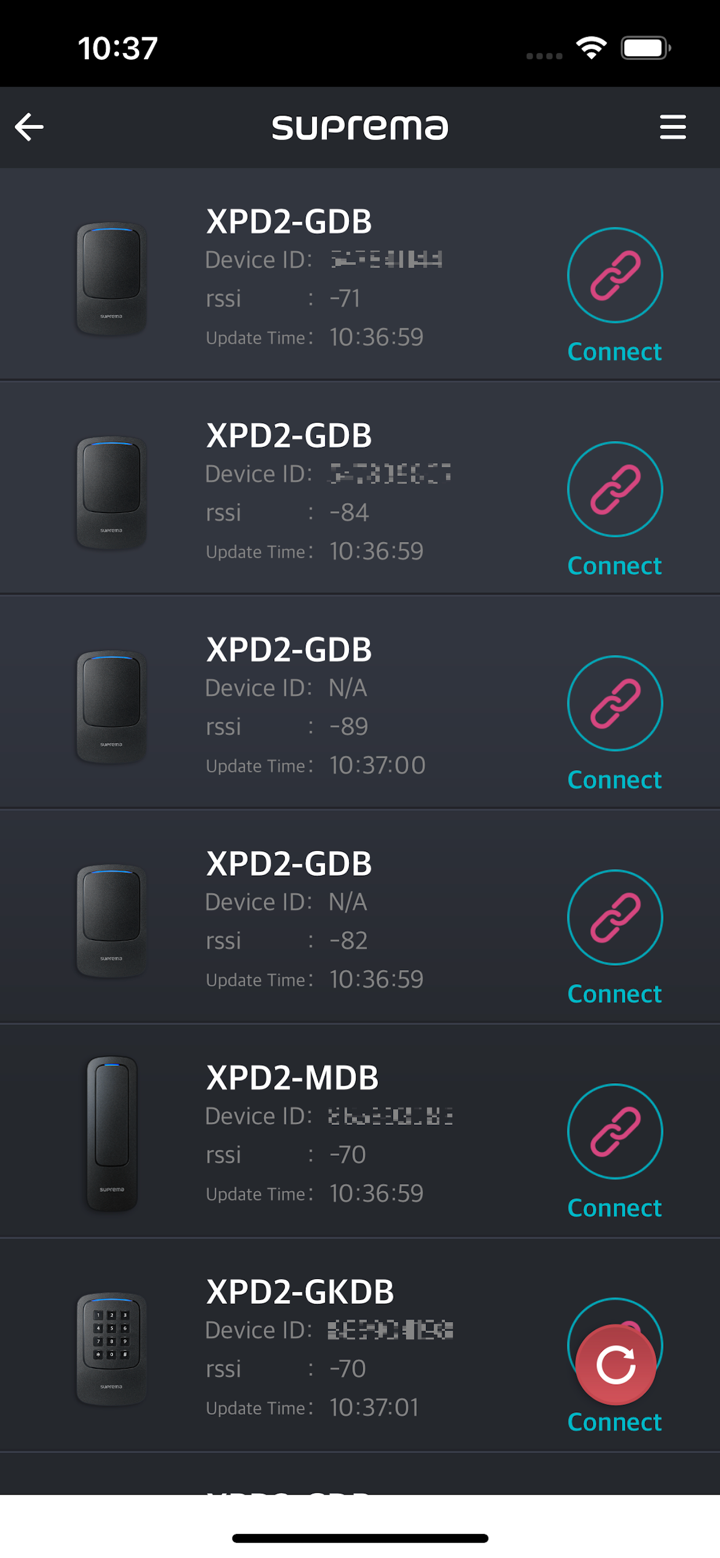 Suprema Device Manager screenshot 3