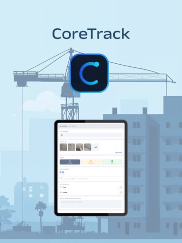 CoreTrack: Construction Site iPad screenshot