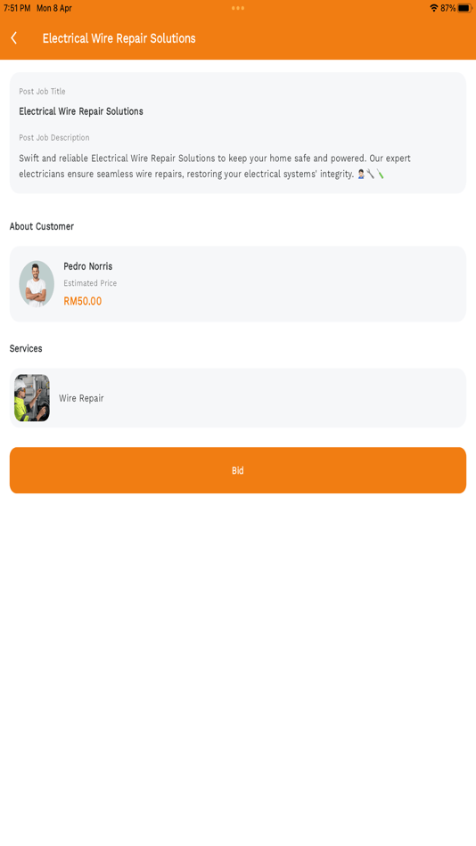 #2. Servhire Hub (iOS) Ved: Servhire