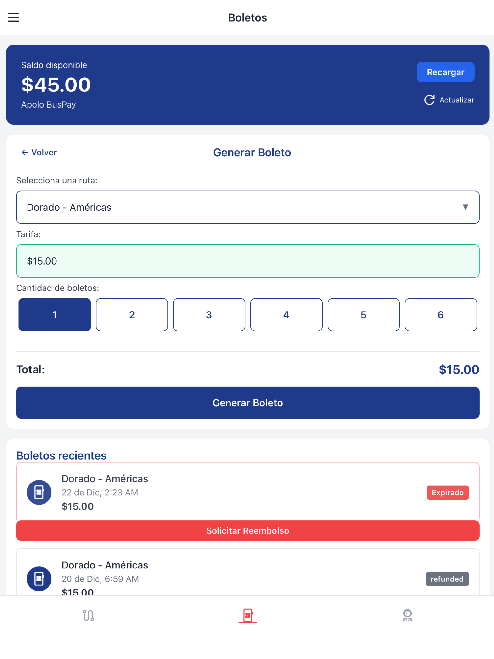 Apolo BusPay screenshot 6