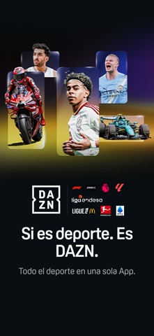 DAZN: Deportes en Directo App Store preview screenshot 1