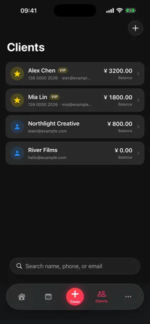 StudioTimer - Time Billing Pro screenshot 3