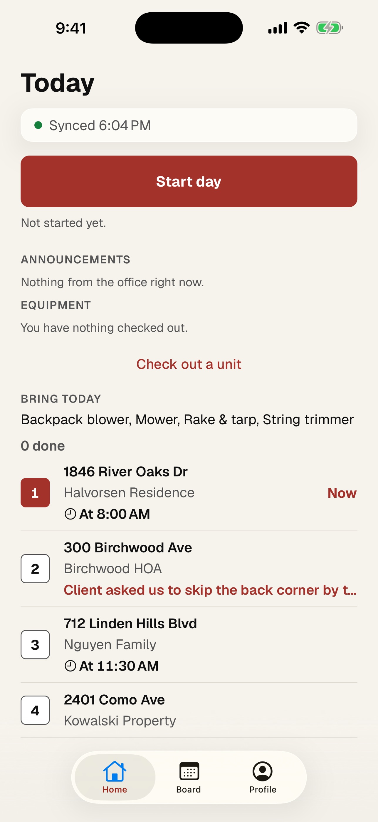 Screenshot 1 of Bloombilt Dispatch
