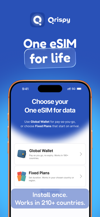 Qrispy eSIM Screenshot 1 of 6