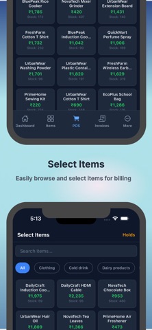 Vyqda Retail POS screenshot