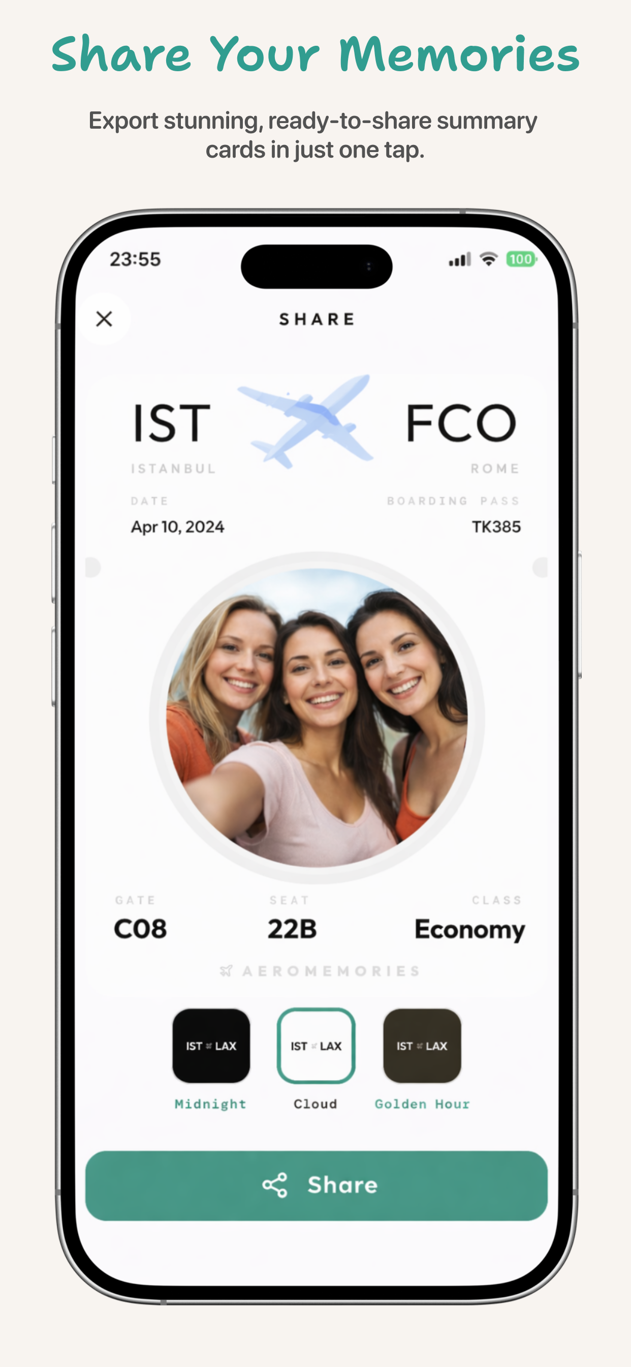 AeroMemories: Travel Tracker