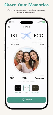 AeroMemories: Travel Tracker screenshot