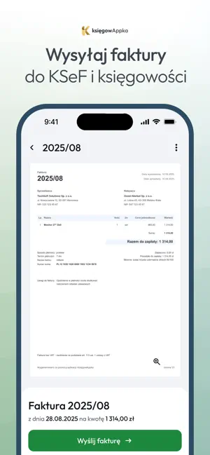 KsięgowAppka – obsługa KSeF screenshot 3