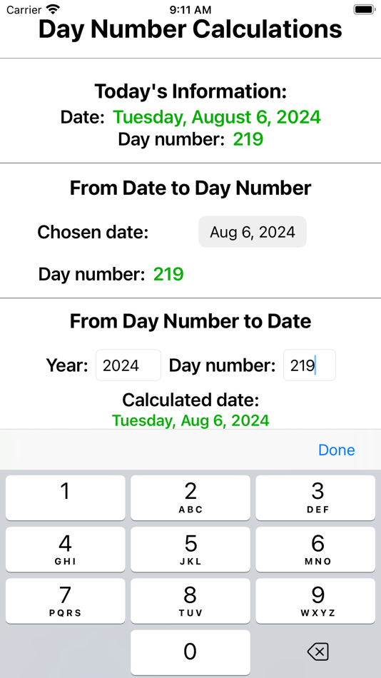 #3. DayNumCalc (iOS) 由: Mayra M Martinez