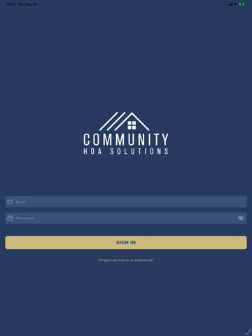 Community HOA Solutions iPad screenshot
