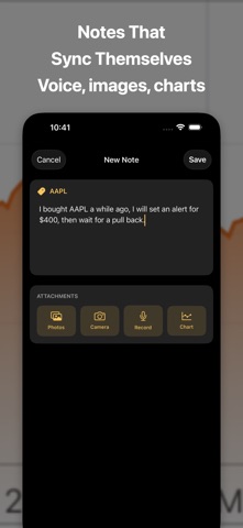 Stocks Live + Dividend Tracker iPhone screenshot