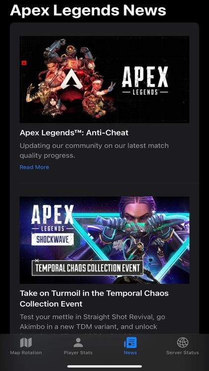 Stats for Apex Legends