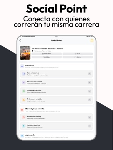 Social Trail iPad screenshot