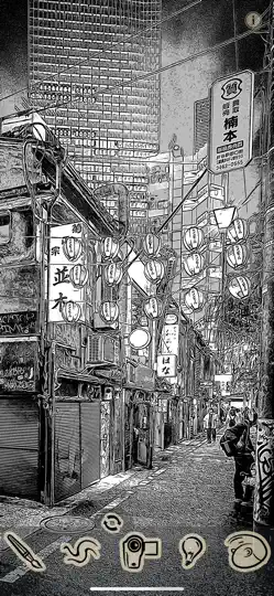 Скриншот ToonCamera на iPhone 2