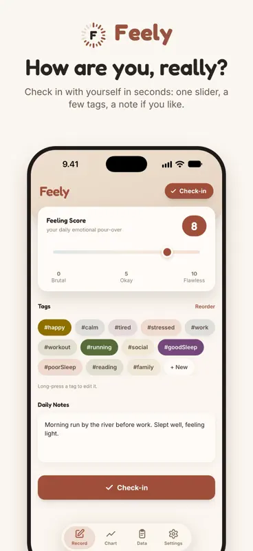 Feely - Track How You Feel screenshot 1 of 7