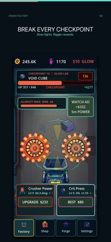 Crush Factory: Gear Forge Screenshot 2 of 5