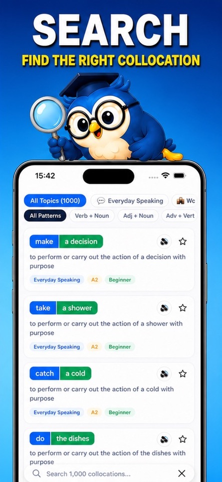 English Collocations: Colloca screenshot 6