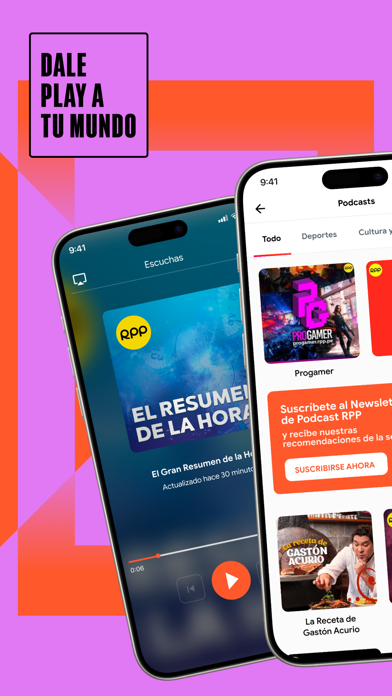 Screenshot #1 pour AudioPlayer - Radio FM Perú