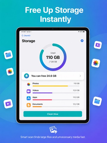 CleanKit⁺ iPad screenshot