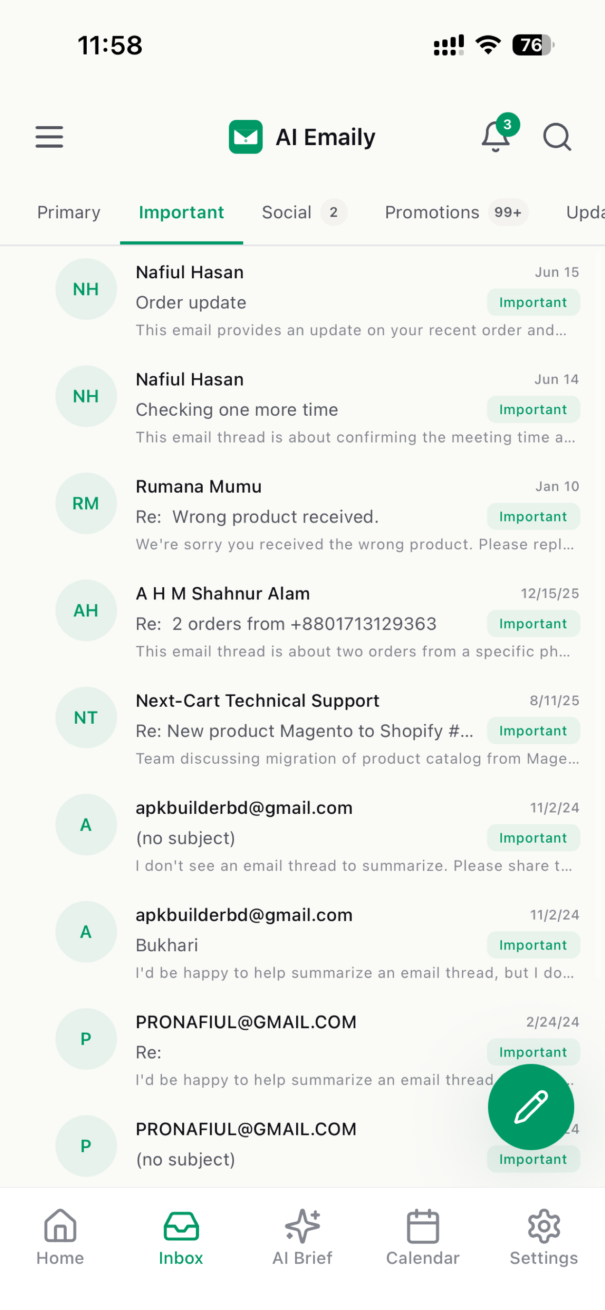 AI Emaily - Unified AI Inbox screenshot 3