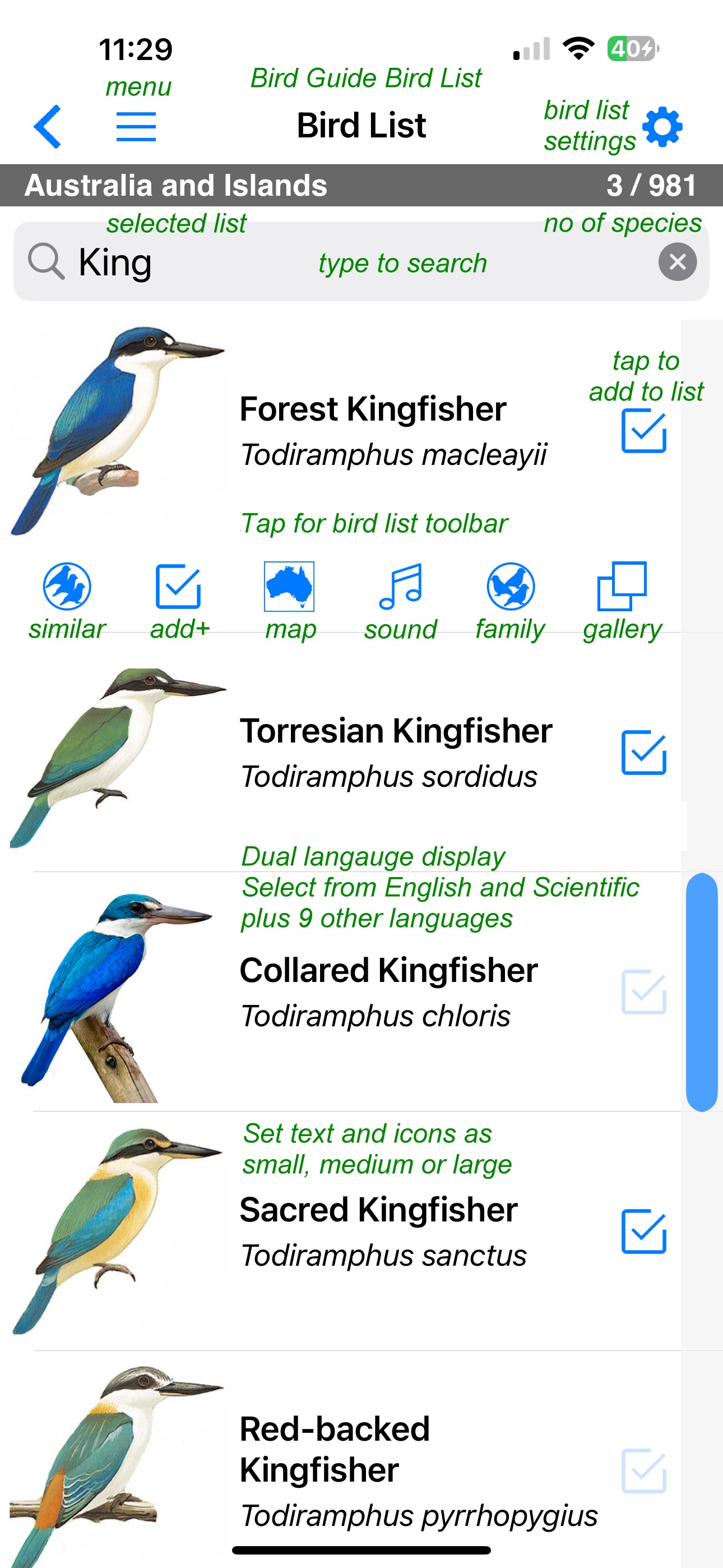 Screenshot 3 of Pizzey and Knight Birds of Aus