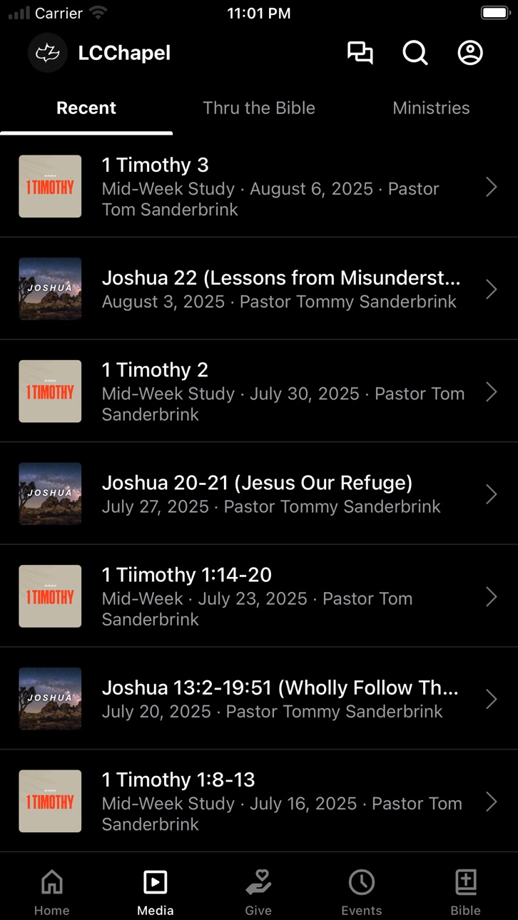 iPhone screenshot