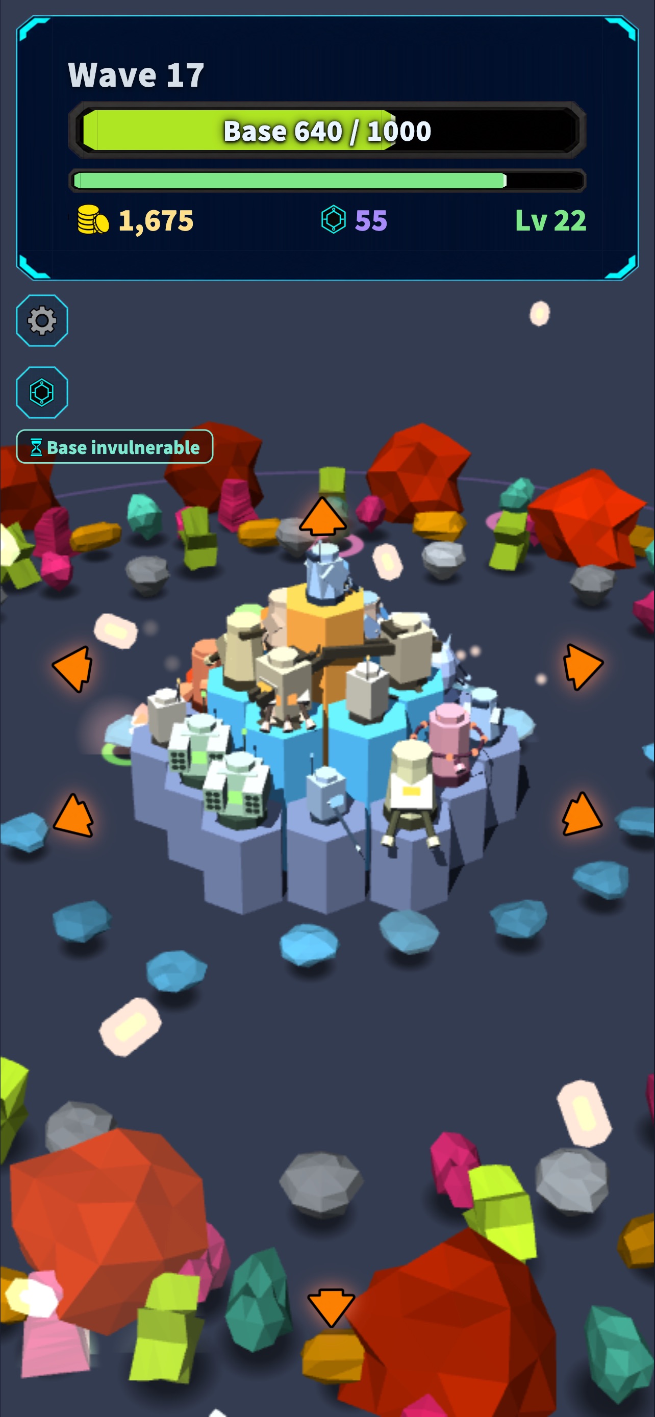 Screenshot 3 of Hex Tower Defense 3D: Rogue TD