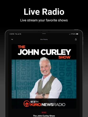 KIRO Newsradio 97.3 FM iPad screenshot