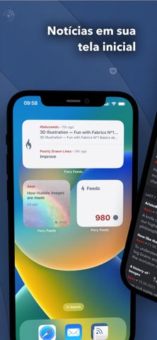Fiery Feeds: Leitor de RSS iPhone screenshot 6